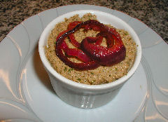 Georgian Republic dinner - eggplant and walnut