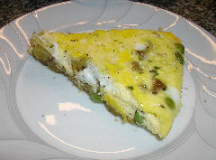 Fresh Pea Frittata