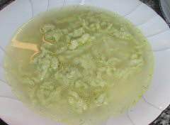 Roasted Garlic & Onion Soup with Cilantro Spaetzle