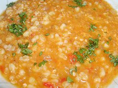 Wheat and Lentil soup