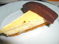 Goat’s milk cheesecake with adzuki dulce