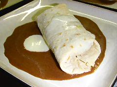 Enchiladitas with mole