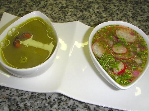 Duo of Radish Soups