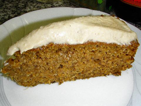 Vegan Carrot Cake with Cashew Cream Frosting