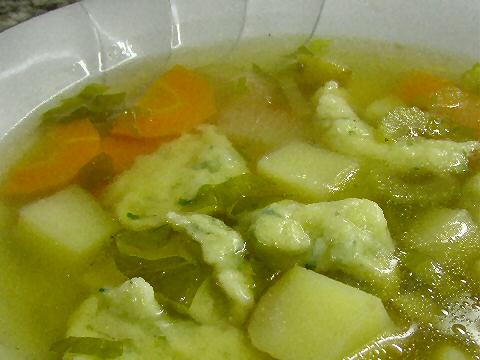Dumpling & Vegetable Soup