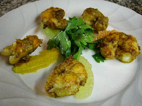 Spicy Shrimp with Five Citruses