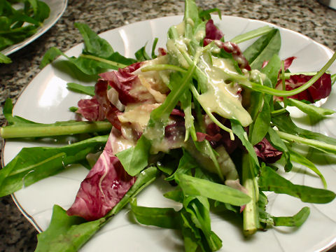 Dandelion salad