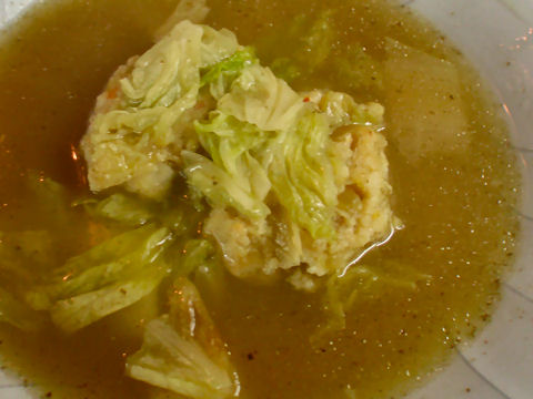 Fishball soup