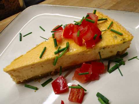 Smoky Tomato Cheesecake