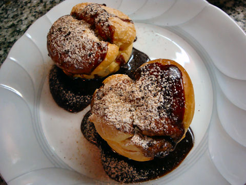 Cappuccino Cream Puffs