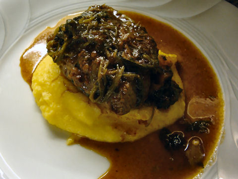 Huatia Sulcana with Polenta Grassa