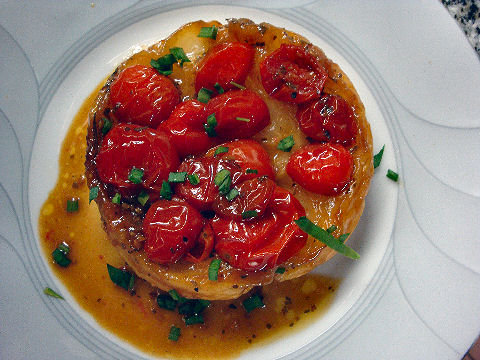 Cherry Tomato Tarte Tatin