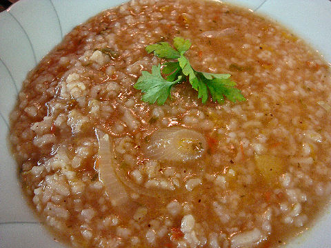 Plum Tomato and Red Plum Soup