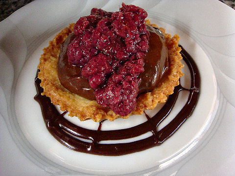 Chocolate Raspberry Tartlet