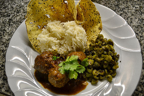 Ronica’s dinner - kofta