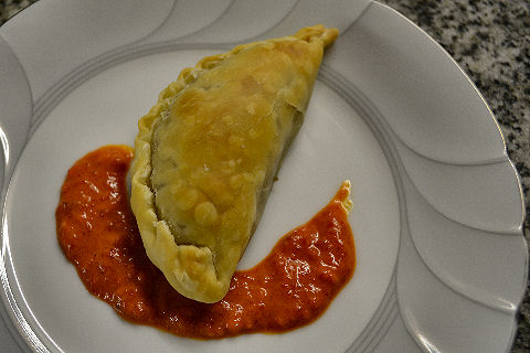 Smoked Eggplant Empanada