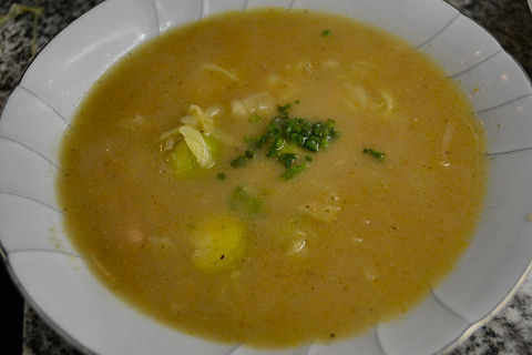 Crucifers and Chorizo soup