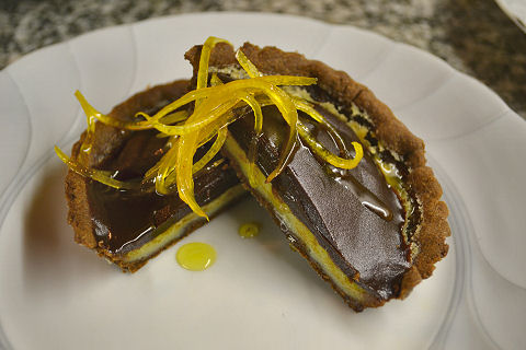 Chocolate Lemon Tartlet