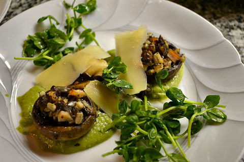 Turkey Stuffed Mushrooms