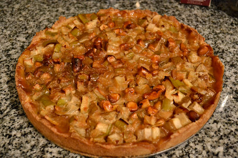 Apple Pear Nut Tart