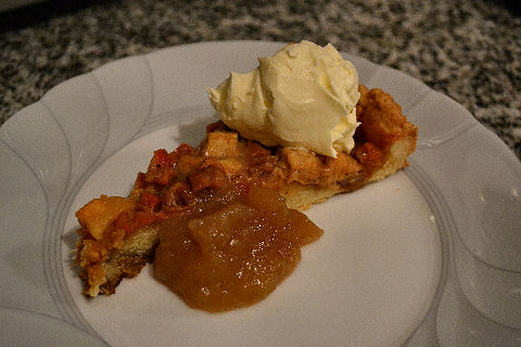 Apple Butternut Walnut Tart