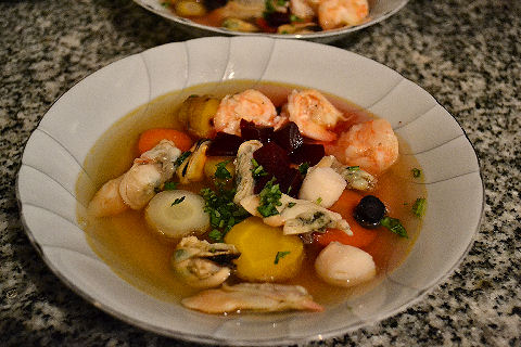 Shellfish soup