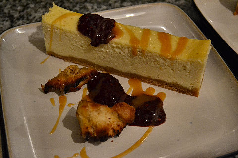 White Chocolate and Pear Cheesecake