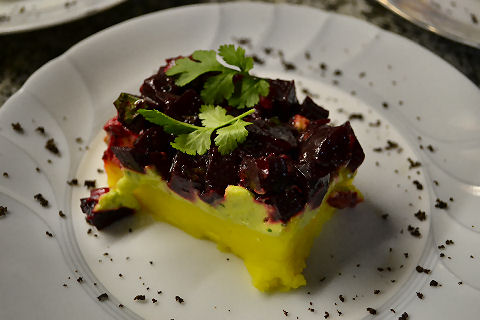 Roasted Beet Causa