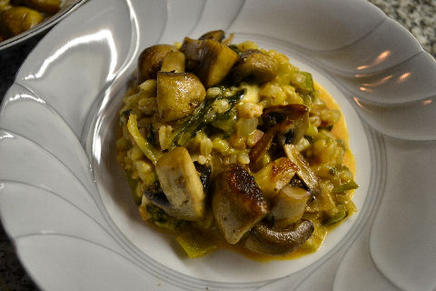 Risotto of Wheatberries with Vegetables