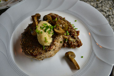 Steak au poivre