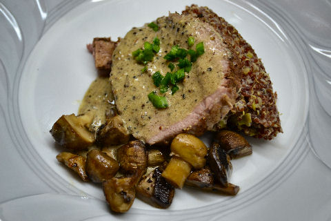 Steak au poivre