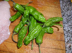 Shishito peppers