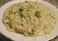 Barley Risotto with Asian Mushrooms