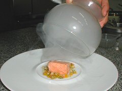 Vanilla Salmon in smoke