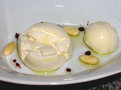 Ajo Blanco - almond and garlic puffs