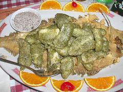 Shanghai Cuisine - seaweed battered flounder