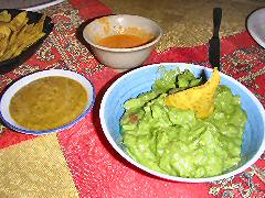 Xalapa - guacamole and hot sauces