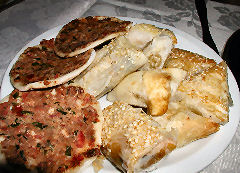 Anush - selection of empanadas