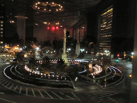 View of Columbus Circle from A Voce