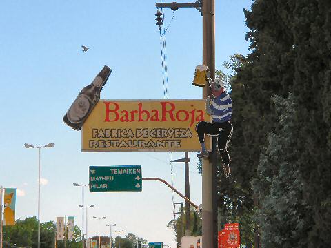 BarbaRoja Brewery entrance
