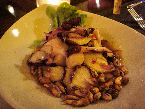 Bardot - ceviche of octopus and scallops