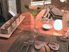 Bar Q - Japanese Pickletini, oysters
