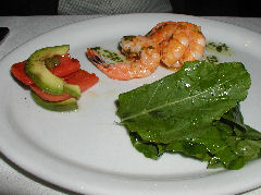 Urondo - langostinos with avocado and tomato