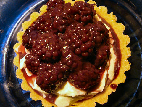 Blackberry Mascarpone Tartlet