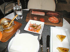 BLT Prime - selection of hors d’oeuvres