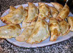 Pork, Chard, and Walnut Empanadas