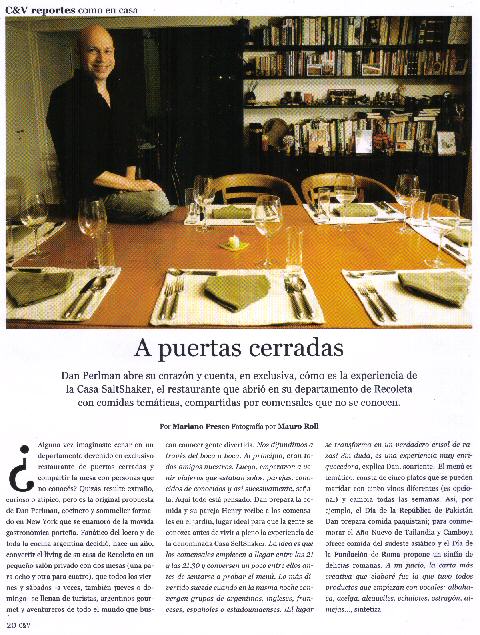 Cuisine & Vins October 2007 review