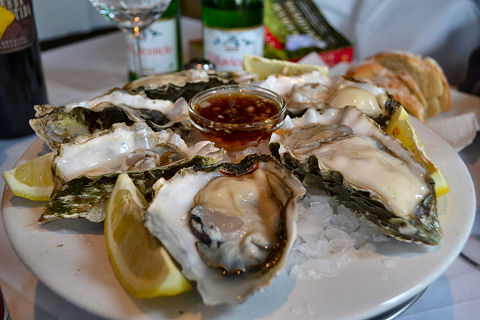 Damblee - oysters on the half shell