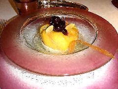 Duhau Restaurante - peach and champagne