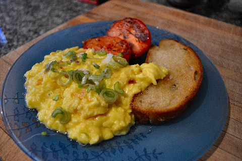 Heston’s scrambled eggs